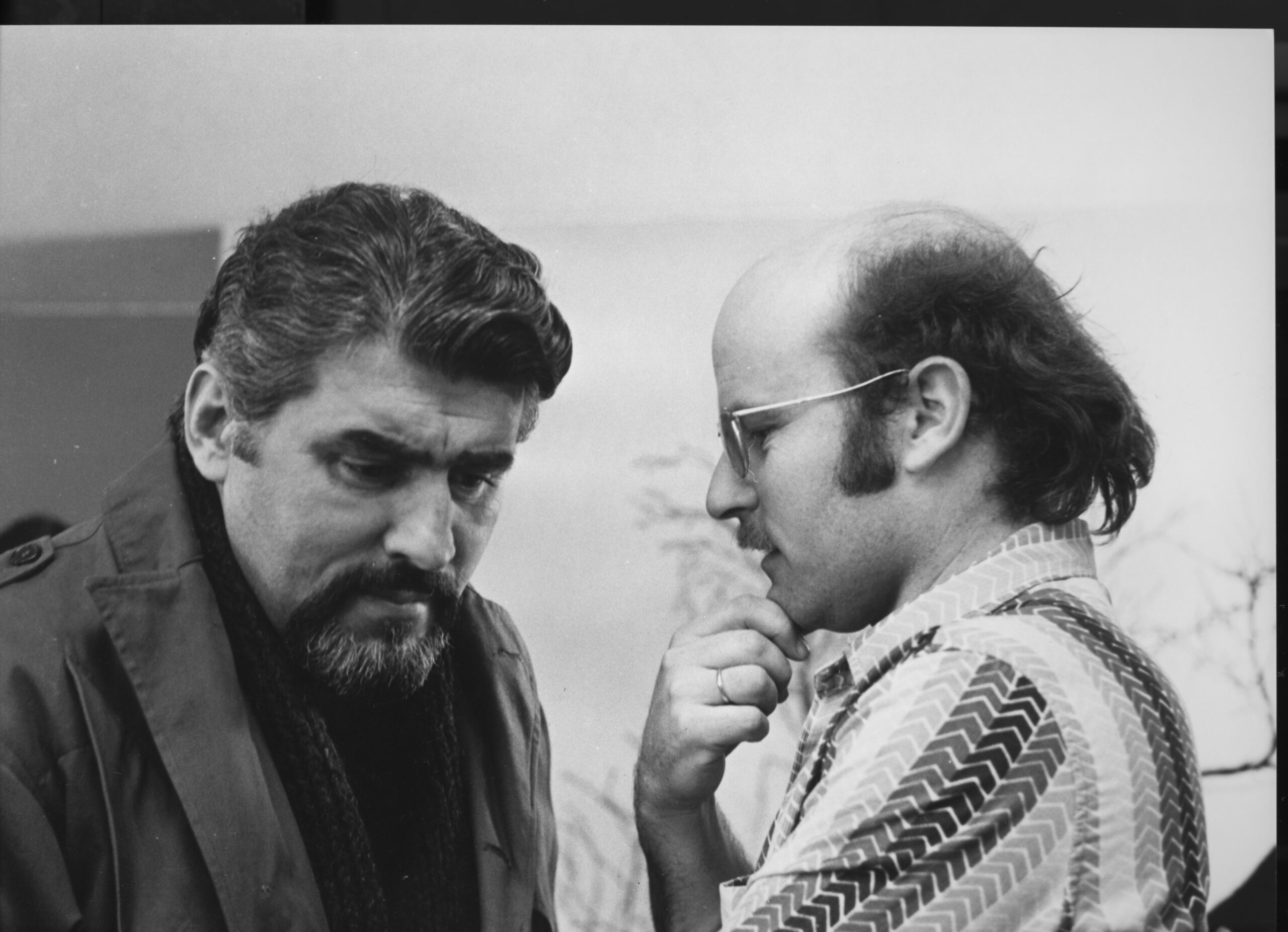 Mario Adorf gratuliert Volker Schlöndorff zum 80 im Caligari Großer