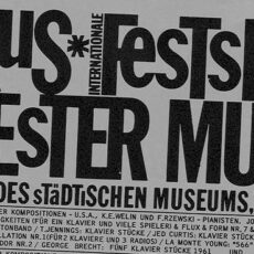 Fluxus-Zeitzeugen gesucht – Wer hat die Festspiele 1962 miterlebt?