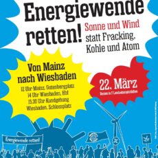 Großdemo von Mainz nach Wiesbaden: „Energiewende retten!“