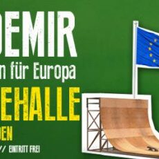 Cem ganz cool: Ober-Grüner Özdemir kommt als Abräumer in Wiesbadener Skatehalle