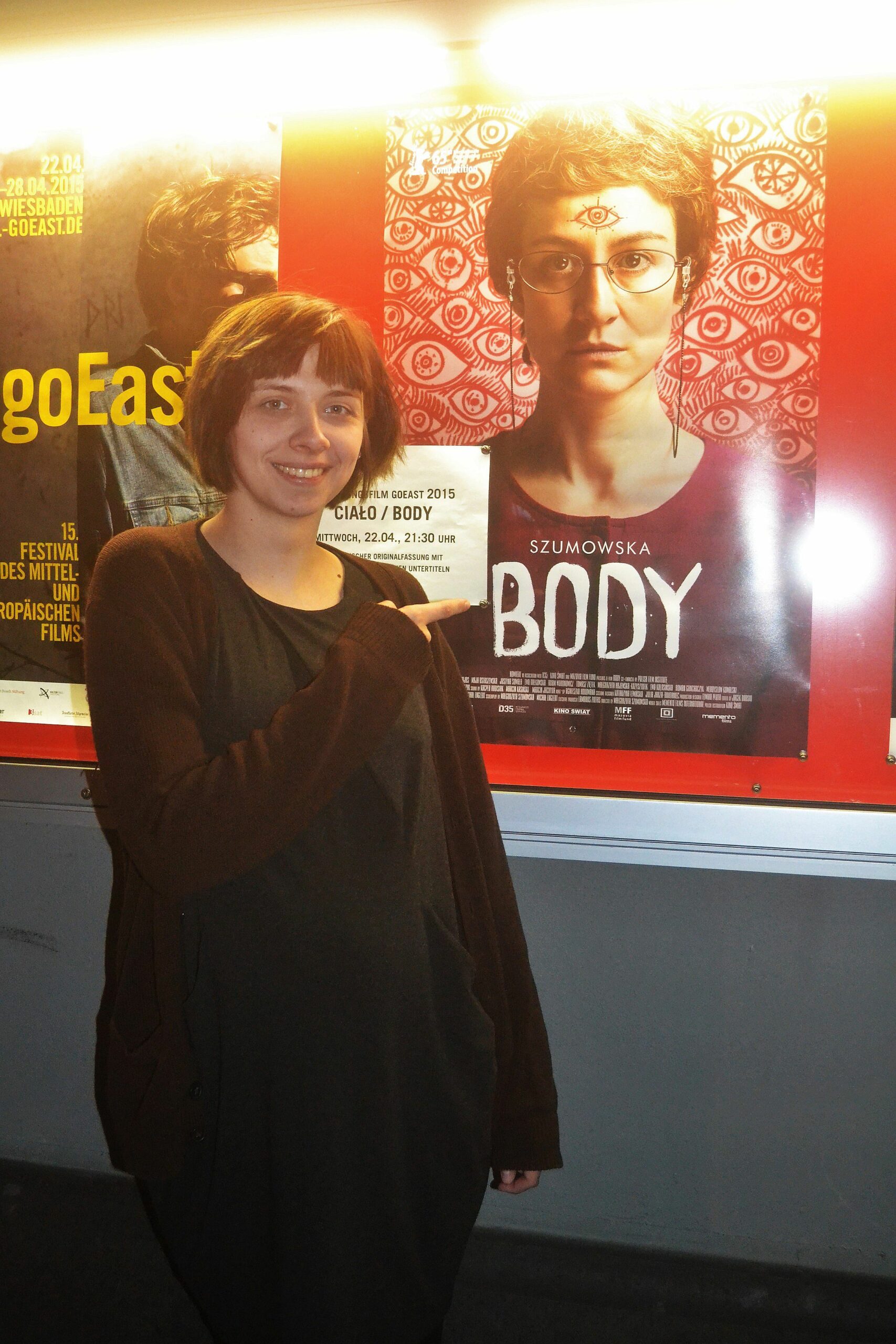 sensor-Straßengespräch: Justyna Suwała  24 Jahre, Schauspielerin, Gast beim goEast-Filmfestival
