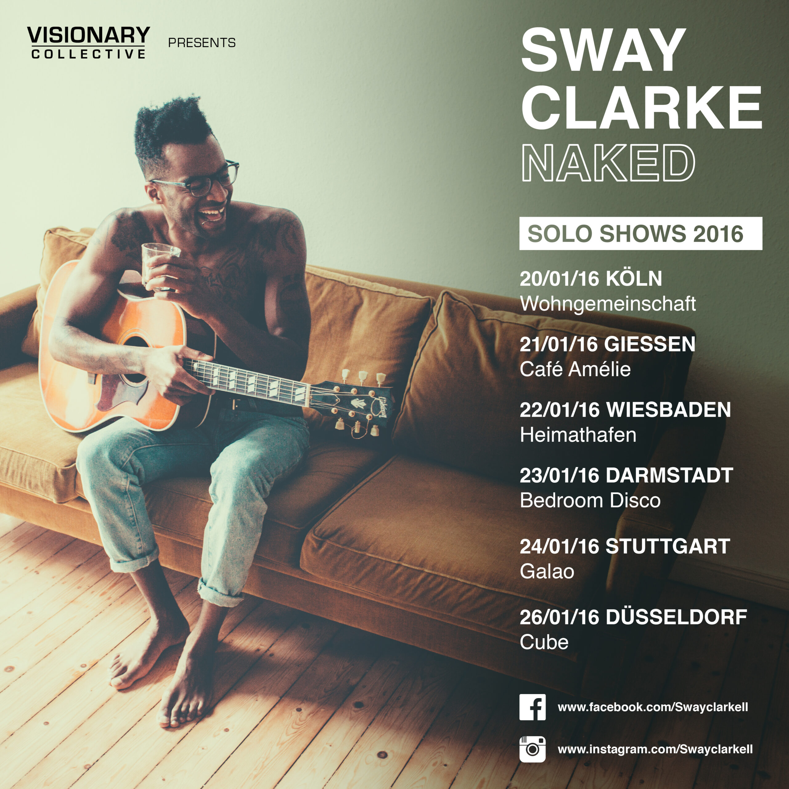 „RnB’s next big thing“: Sway Clark mit „naked“ am Freitag im heimathafen Wiesbaden