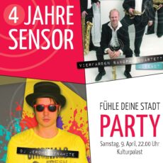 sensor bittet zum Tanz: Fühle deine Stadt-Party zum Vierjährigen