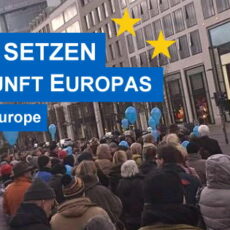 Sonntagsspaziergang für Europa: Bürgerbewegung „Pulse of Europe“ heute um 14 Uhr auf dem Dern´schen Gelände