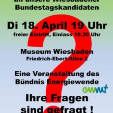 Zukunftsfragen an Wiesbadener Bundestagskandidaten – Interaktive Diskussion am 18. April im Museum