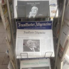 Abschiedsgruß für Helmut Kohl? Kondolenzbuch liegt ab heute im Rathaus bereit