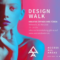 Nachmittag spannender Einblicke: AAA Designwalk führt am 30.05. zu offenen Kreativ-Türen quer durch die Stadt
