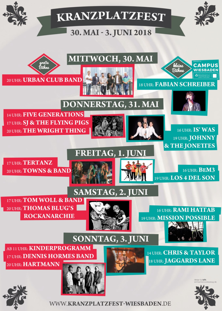 Kranzplatzfest startet - Besondere Atmopshäre und viele Livebands