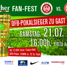 DFB-Pokalsieger gibt sich die Ehre in Wiesbaden: SVWW empfängt Eintracht Frankfurt zum großen Fanfest