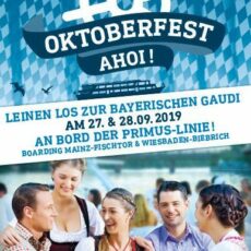 Oktoberfest auf dem Schiff – Leinen los zur Gaudi am 27. & 28. September