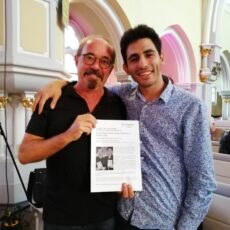 Premierenauftritt im Duo:  Aeham Ahmad und Andreas Lukas bringen Musik und Literatur in Orangerie Aukamm