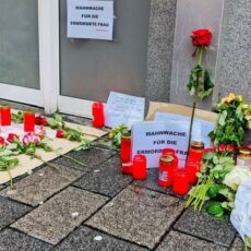 Lichterkette für Sevinć M. – Weitere Mahnwache für ermordete Wiesbadenerin am 12.2. in der Wellritzstraße