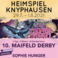 Drei Lieblingsfestivals kehren zurück: Heimspiel Knyphausen, Maifeld Derby und Tropen Tango