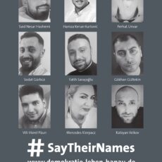#SayTheirNames – Auch Wiesbaden gedenkt heute der Terroropfer von Hanau / Mahnwache und Botschaften