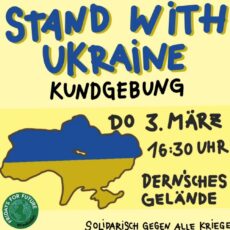 In Wiesbaden und weltweit: Fridays for Future ruft zur #standwithukraine-Friedens-Demo am 3. März auf