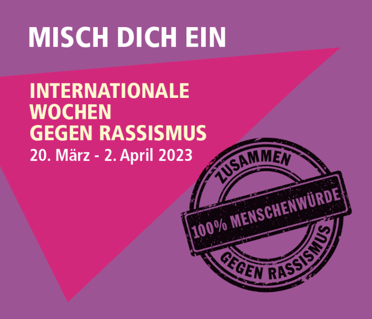 "Misch Dich Ein“: Internationale Wochen Gegen Rassismus Starten ...