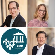 CDU präsentiert ihre drei Dezernenten-KandidatInnen – und unterstützt auch FDP-Kandidat / Wackelt die Koop?