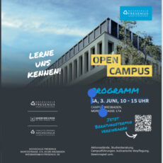 Open Campus in der Moritzstraße – Hochschule Fresenius lädt am 3. Juni zu Einblicken in 30 über Studiengänge