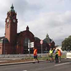 Ende der Rohrbruch-Baustelle am Bahnhof: Gustav-Stresemann-Ring wird Donnerstag freigegeben